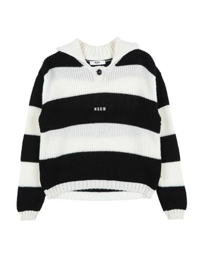 Msgm Babies'  Toddler Boy Sweater Black Size 6 Wool, Polyacrylic