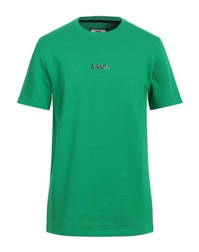 Balr. Man T-shirt Green Size Xl Organic Cotton