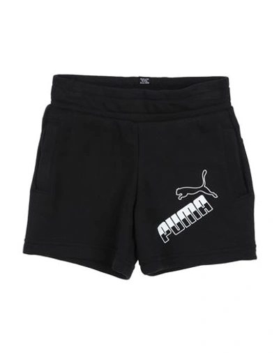 Puma Babies'  Toddler Boy Shorts & Bermuda Shorts Black Size 7 Cotton, Polyester