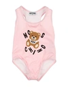 Moschino Kid Babies'  Toddler Girl One-piece Swimsuit Light Pink Size 6 Polyester, Elastane