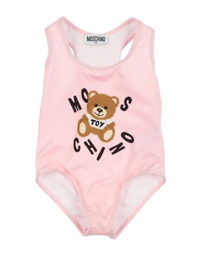Moschino Kid Babies'  Toddler Girl One-piece Swimsuit Light Pink Size 6 Polyester, Elastane
