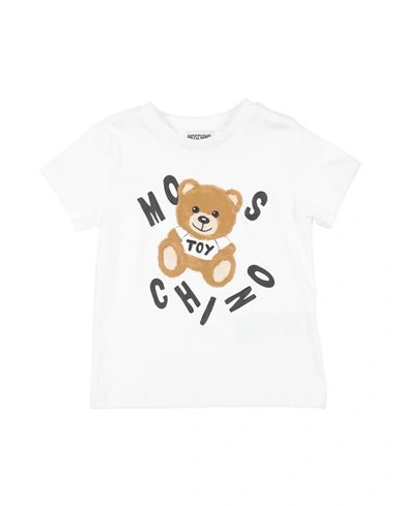 Moschino Kid Babies'  Toddler T-shirt White Size 6 Cotton