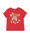 Moschino Kid Babies'  Toddler T-shirt Red Size 5 Cotton