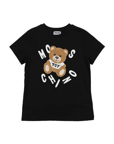 Moschino Kid Babies'  Toddler T-shirt Black Size 6 Cotton