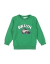 Name It® Babies' Name It Toddler Boy Sweatshirt Green Size 7 Cotton, Elastane