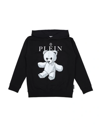 Philipp Plein Babies'  Toddler Boy Sweatshirt Black Size 4 Cotton, Elastane