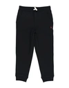 Polo Ralph Lauren Babies'  Cotton-blend-fleece Jogger Toddler Boy Pants Black Size 3 Cotton, Polyester