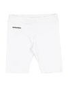Dsquared2 Toddler Girl Shorts & Bermuda Shorts White Size 6 Cotton, Elastane In White