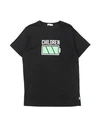 MELBY MELBY TODDLER BOY T-SHIRT BLACK SIZE 6 COTTON