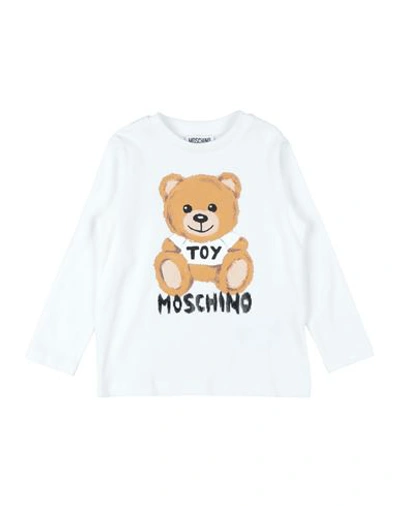 Moschino Kid Babies'  Toddler T-shirt White Size 6 Cotton, Elastane