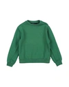Sp1 Babies'  Toddler Boy Sweatshirt Green Size 4 Cotton