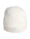 Moschino Kid Babies'  Toddler Girl Hat Ivory Size 4 Wool, Acrylic, Polyester In White