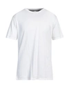Eleventy Hem And Collar Contrast T-shirt In White