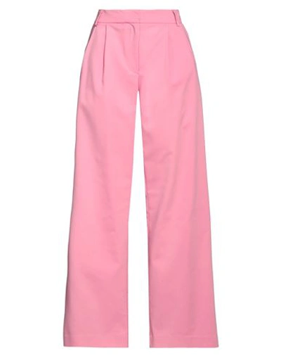 Aniye By Woman Pants Fuchsia Size M Cotton, Polyester, Elastane In Pink