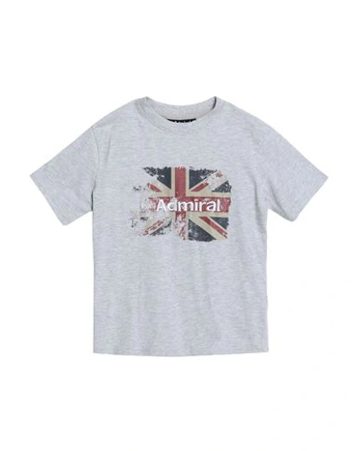 Admiral Babies'  Toddler Boy T-shirt Grey Size 6 Cotton, Viscose