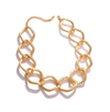 Sohi Gold Plated Necklace With Chain Detail For Women's In Gold