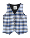 Douuod Toddler Boy Tailored Vest Blue Size 4 Cotton, Viscose In Blue