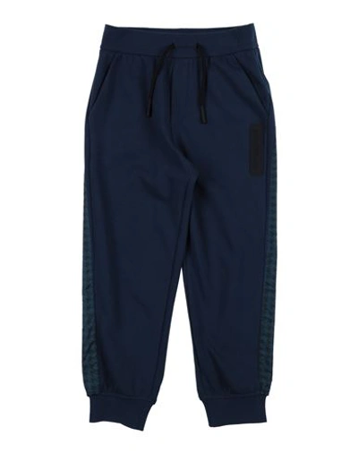 Emporio Armani Babies'  Toddler Boy Pants Blue Size 6 Cotton, Polyester, Elastane