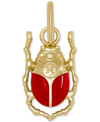 Carolina Herrera The Charm Accessory In Red Beetle Charm