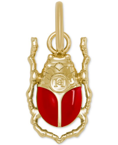 Carolina Herrera The Charm Accessory In Red Beetle Charm