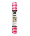 Smart Design Bonded Grip Shelf Liner, 12" X 10' Roll In Ruby Red Gingham