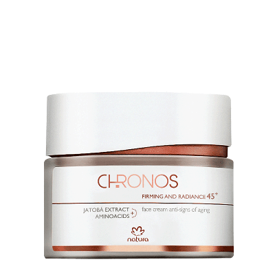 Natura Chronos Firming And Radiance Face Cream 45+ Anti-signs Of Aging In Brown