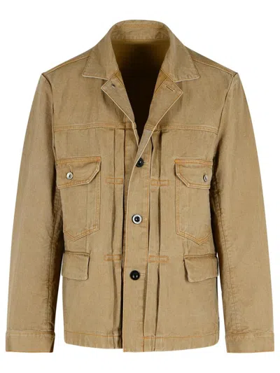 791 Beige Denim Jacket
