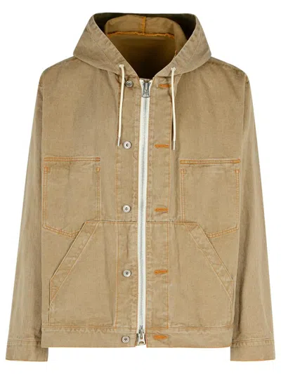 791 Beige Denim Sweatshirt