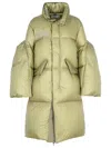 791 Sacai 'padded' Green Nylon Parka In Green