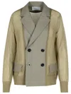 791 Green Cotton Blend Blazer In Green