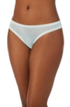 On Gossamer Hip-g Mesh Thong In Blue