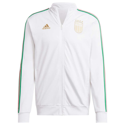 Adidas Originals Adidas White Italy National Team Dna Full-zip Track Jacket