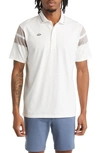 RADMOR TAYLOR CAP STRIPE PERFORMANCE STRETCH PIMA COTTON GOLF POLO