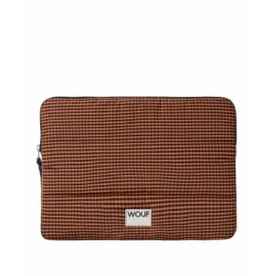 Wouf Camille 13-14inch Laptop Sleeve In Brown