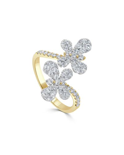 Sabrina Designs 14k 0.97 Ct. Tw. Diamond Butterfly Ring In White