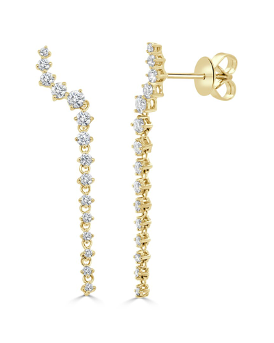 Sabrina Designs 14k 0.74 Ct. Tw. Diamond Earrings In Gold