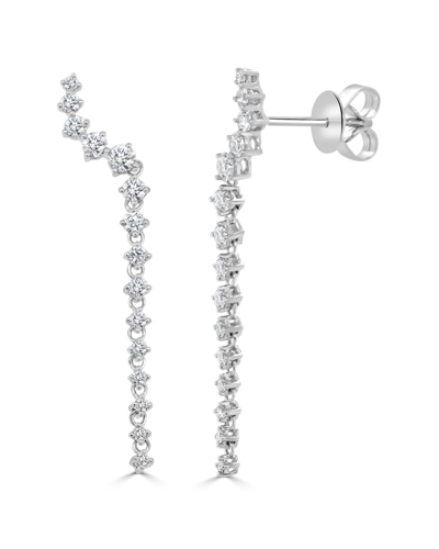 Sabrina Designs 14k 0.76 Ct. Tw. Diamond Earrings In White