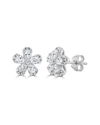 Sabrina Designs 14k 1.20 Ct. Tw. Diamond Flower Earrings
