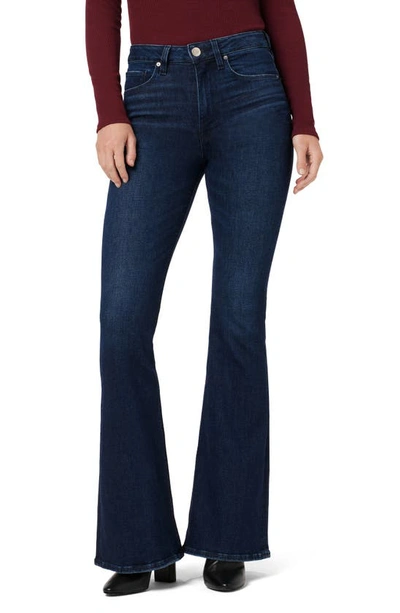 Hudson Jeans Holly High-rise Flare Jean With Inseam Slit In Blue