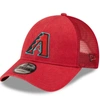 New Era Red Arizona Diamondbacks Trucker 9forty Adjustable Hat In Red