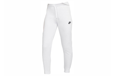 Pre-owned Nike Sportswear Women's Club Fleece Jogger Pants White/black