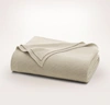BOLL & BRANCH ORGANIC RIBBED KNIT BED BLANKET