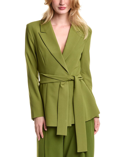 Alexia Admor Olya Belted Blazer In Green