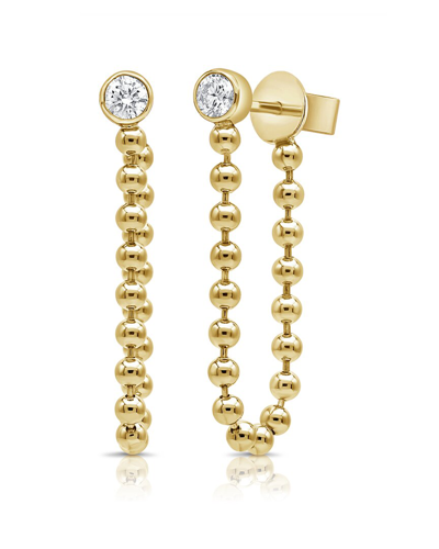 Sabrina Designs 14k 0.17 Ct. Tw. Diamond Dangle Earrings In Gold