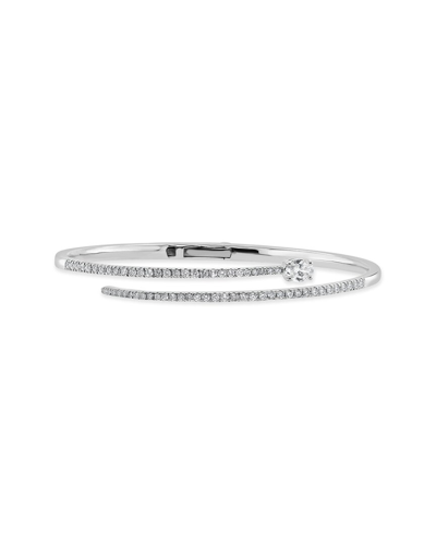 Sabrina Designs 14k 1.63 Ct. Tw. Diamond Bangle Bracelet In Metallic