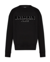 BALMAIN BALMAIN LOGO PRINTED CREWNECK SWEATSHIRT