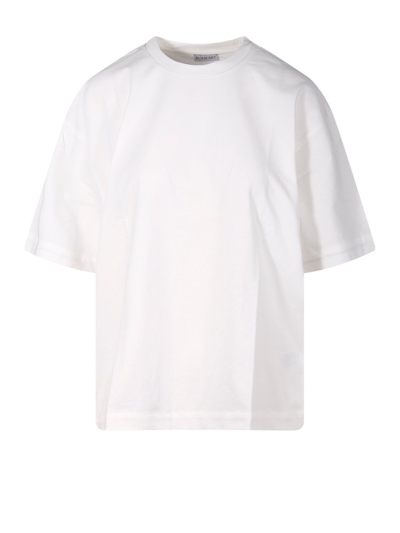 Burberry Short-sleeve Cotton T-shirt In White