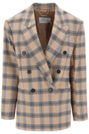 ZIMMERMANN ZIMMERMANN OVERSIZED LUMINOSITY JACKET WITH CHECK MOTIF