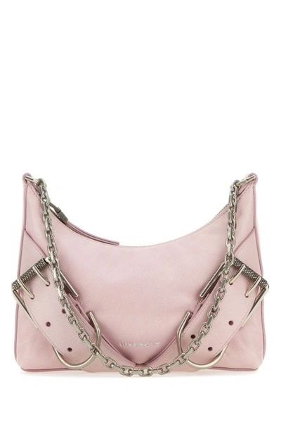 GIVENCHY GIVENCHY WOMEN PASTEL PINK LEATHER VOYOU BOYFRIEND PARTY SHOULDER BAG