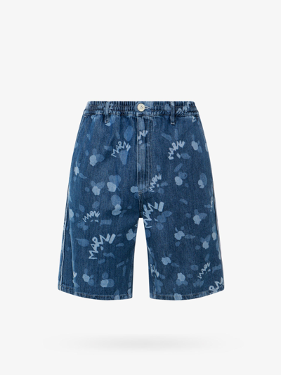 MARNI MARNI MAN BERMUDA SHORTS MAN BLUE BERMUDA SHORTS